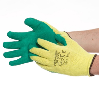 Green grip gloves